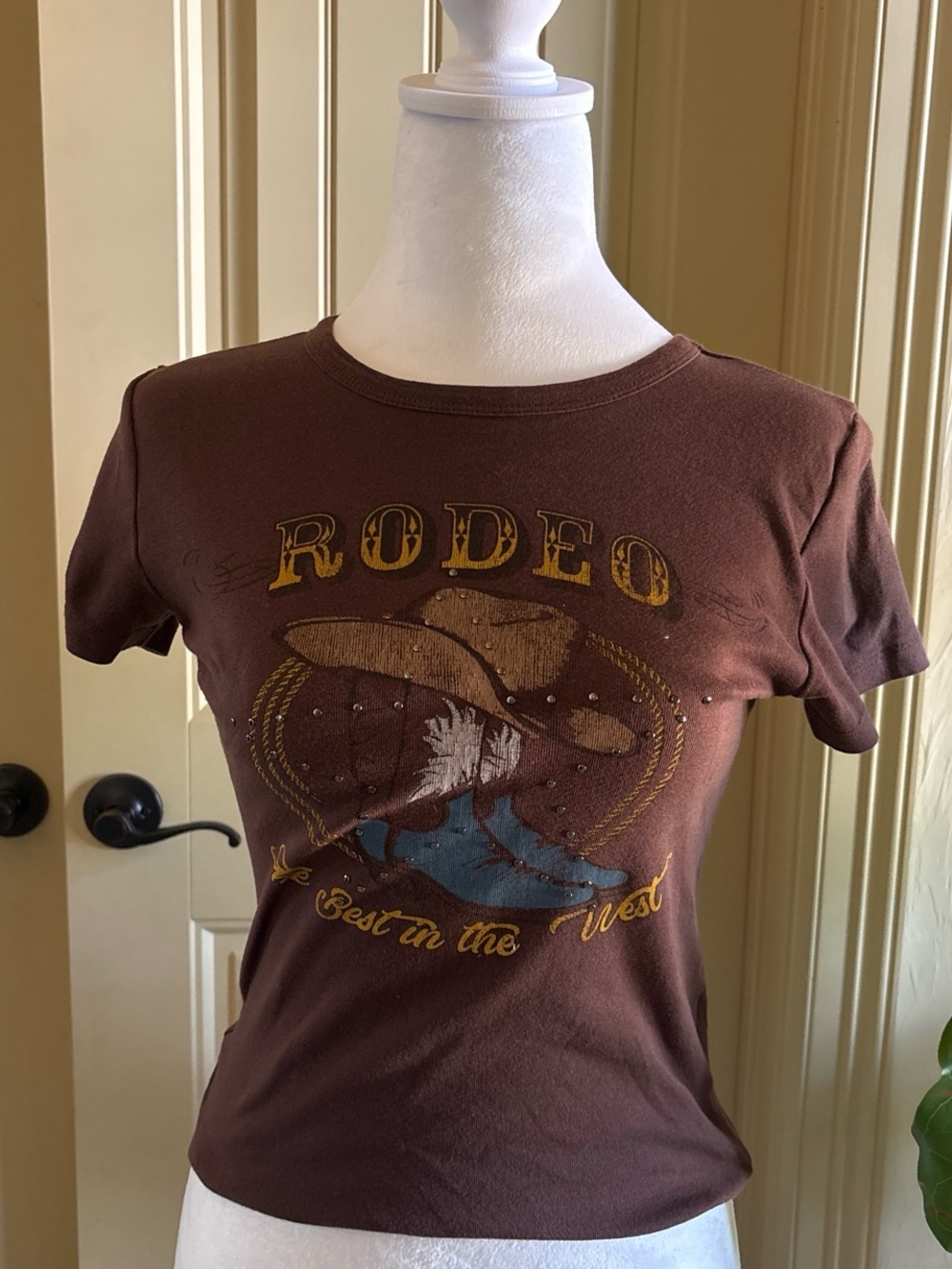 Urban Outfitters Brown 'Rodeo' Graphic Tee